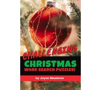 Challenging Christmas Word Search Puzzles!: Slim Edition with Forward, Backward, and Diagonal Words!