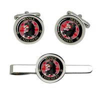 Chalmers Gemelli Scozzesi Clan Scottish E Set Fermaglio Cravatta