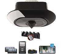 Chamberlain B4643T Smart Camera integrata, controllo smartphone, ultra silenzioso, forte trasmissione a cinghia, apriporta auto blu