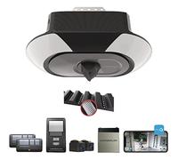 CHAMBERLAIN MyQ B6753T - Apriporta intelligente per garage, streaming video e illuminazione a LED ad angolo avanzato, controllato da smartphone, ultra silenzioso, forte trasmissione a cinghia e