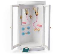 CHAMBERY 1:12 Scala Doccia in Legno e Scala Dollhouse Miniature Mobili