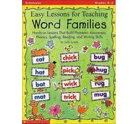 Chambliss Maxie Judy Lynch Easy Lessons for Teaching Word Families (Tascabile)
