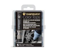 Chameleon Art Products - 5 Color Tops; miscele dal colore al colore; Toni Grigi, 5 Pezzi