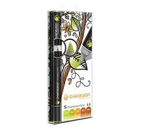 Chameleon Art Products - 5 pennarelli permanenti a base di alcol; Toni Terra