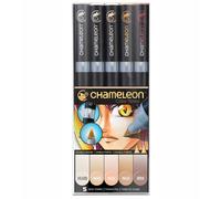Chameleon Art Products - 5 pennarelli permanenti Miscelazione Colori e Sfumature