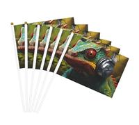 Chameleon ascoltare musica Stampa Facilitazione Portatile Bandiera Leggero Parata Home Decor Eventi Uso Versatile