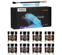Chameleon Powder 8 Colori Pigmenti Camaleonte, Polvere Mica per Resina Epossidica Polvere Metallica per Sapone Unghie Smalti 5g