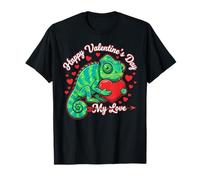 Chameleon Valentine's Day Lover Saint Valentine Maglietta