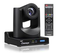 Chameye NDI Telecamera PTZ Zoom Ottico 20x 1080P 60fps AI Traccimento con display LCD, 3G-SDI HDMI USB3.0 LAN (PoE) YouTube OBS vMix Live Streaming per eventi educativi al culto della Chiesa - C720N