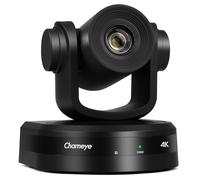 Chameye Telecamera PTZ 4K, Zoom ottico 10x con Tracciamento Automatico AI, USB3.0 HDMI LAN(PoE), USB PTZ Camera Collega e usa, Camera PTZ 4K per Conferenze, Telecamera Videoconferenza, C410