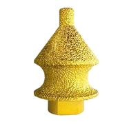 Chamfer Bit M10 Thread - Deburring Drill Attachment for Woodworking Metal Tile | High-Speed Steel Cutter, Smooth Edges Grinding Compatible with Angle Grinders for Carpenter Repair, 125g and 262g, Gold