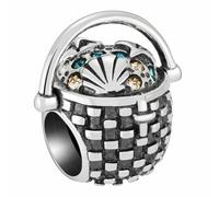 Chamilia Charm in Argento e cristalli Swarovski a forma di secchiello 2025-2452