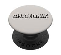Chamonix Francia Industriale PopSockets PopGrip Adesivo