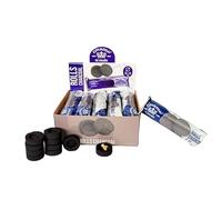 Champ Al Malik Carboncini Rapidi per Incenso - 100 Pezzi (33mm) | Dischetti di Carbone a Lunga Durata e Senza Odore per Resine, Bakhoor, Aromaterapia e Meditazione | Bruciatore Incenso