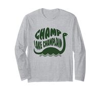 Champ Lake Champlain Mostro Folklore Americano Maglia a Manica
