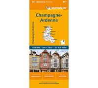 Champagne-Ardenne: Straßen- und Tourismuskarte 1:200.000