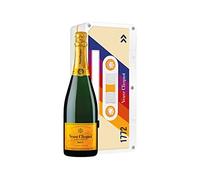 Champagne Brut AOC Yellow Retro Chic Tape Veuve Clicquot 0,75 ℓ, Cofanetto