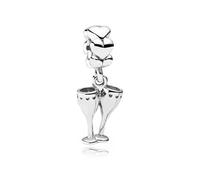 Champagne Coffee Cupbeer Ciondolo Bead Charm Fit Bracciale per Le Donne Gioielli Fai da Te Regalo Convenient Handled