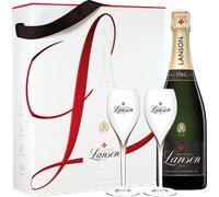 Champagne Lanson - le Black Création - Cofanetto 2 Flûtes Champagne