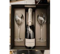 Champagne Louis Roederer Collection 244 Champagne, Set Regalo con 2 Calici da Vino in Cristallo