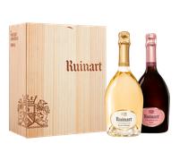 Champagne Ruinart - Blanc de Blancs et Rosé - Cofanetto Duo Champagne