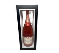 Champagne Taittinger Prèstige Rosé 3 Litri Jeroboam in bellissima cassa espositiva di legno e plexiglass