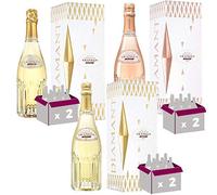 Champagne Vranken - Blanc de Blancs Diamond x2 / Brut Diamond x2 / Rosé Diamond x2 - In confezione regalo 6 * 75cl