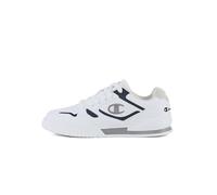 Champion 3 Point Tech Low, Sneakers Uomo, Bianco/Blu Marino/Grigio (WW011), 43 EU