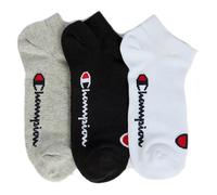 Champion Core Socks 3PP Sneaker, Grigio (Melange Chiaro), 43-46 EU (9-10.5 UK) Unisex - Adulto -FW23
