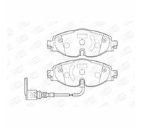 CHAMPION 573390CH Kit Pastiglie Freno, Freno a Disco