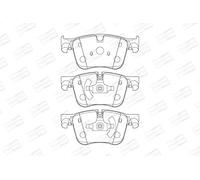 CHAMPION 573621CH - Pastiglie freno