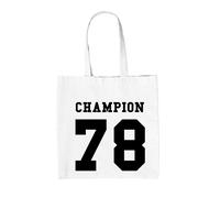 Champion 78 - Borsa Tote IN Tela - Giallo Songs Ventola Love Will Concerto 1978