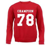 Champion 78 - Felpa Adulto - Giallo Fan Delle Canzoni Amore Will Gig Concert