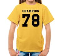 Champion 78 - T-Shirt - Giallo Songs Ventola Love Will Concerto