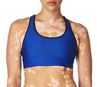 Champion, Absolute, Moderate Support, Medium-Impact Sports Bra for Women Reggiseno Sportivo, Navigare sul Web/Nero, XL Donna