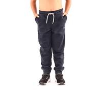 Champion American Classics- C-Logo Rib Cuff Pantaloni da tuta, Bambini e ragazzi, Blu Marino, 13-14 anni