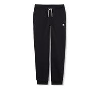 Champion American Classics- C-Logo Rib Cuff Pantaloni da tuta, Bambini e ragazzi, Nero, 5-6 anni