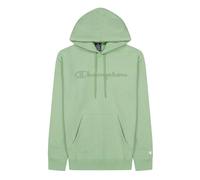 Champion American Classics Fall Fleece Big Logo Felpa con Cappuccio, Verde Pastello, S Uomo