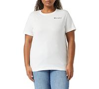 Champion American Classics - Small Script Logo S-S T-shirt, Donna, Bianco, M