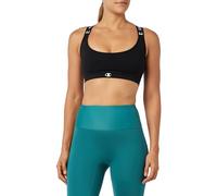 Champion Athletic Athletic Sportbras W - Stretch Jersey Removal Cups Reggiseno Sportivo, Nero, Donna FW23