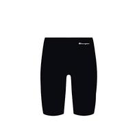 Champion Athletic C-sport Quick Dry Small Logo Fit Pantaloncini, Nero, S Donna