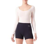 Champion Athletic Club W-Cotton Lycra Biker Pantaloncini, Nero, XL Donna