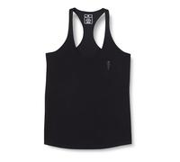 Champion Athletic Club W-Long Tank Canotta, Nero, S Donna
