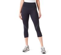 Champion Athletic Club W-Quick-Dry Poly-Stretch High Waist Crop Leggings, Nero, L Donna