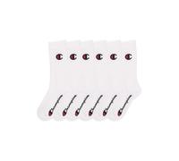Champion, Core- Junior 6PP Crew, Calze, Unisex - Bambini e ragazzi, Bianco, 27-30 EU