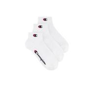 Champion Core Socks 3PP Quarter, Bianco, 35-38 EU (2-5 UK) Unisex - Adulto -FW23