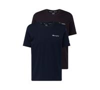 Champion Authentic Athletic Apparel Maglietta blu notte / melone / nero / bianco Uomo Champion Authentic Athletic Apparel S blu notte / melone / nero / bianco