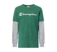 Champion Authentic Athletic Apparel Maglietta grigio chiaro / verde / bianco Bambini Champion Authentic Athletic Apparel 176