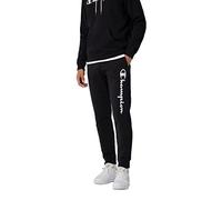 Champion Authentic Pants Script Logo Pantaloni da Tuta, Nero, L Uomo F22