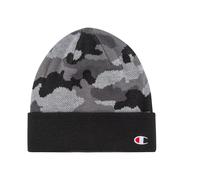Champion Logo Cuff Beanie Mtze, Grigio, Taglia Unica Unisex-Adulto